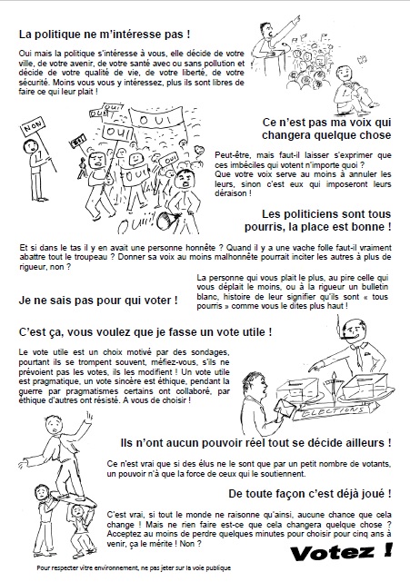 Un tract neutre contre l`abtention.