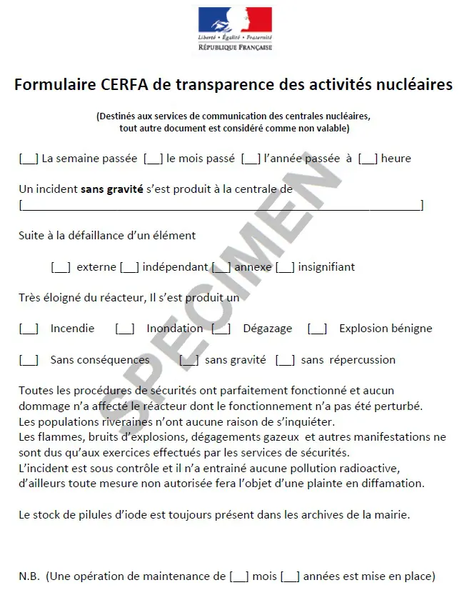 Pour répondre à qui soutient le nucléaire.