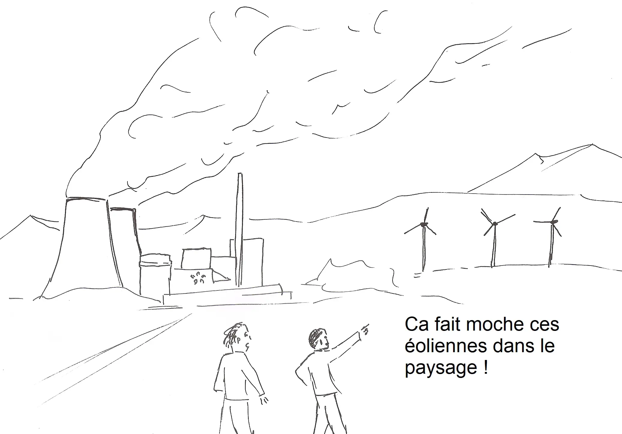 Des éoliennes ?