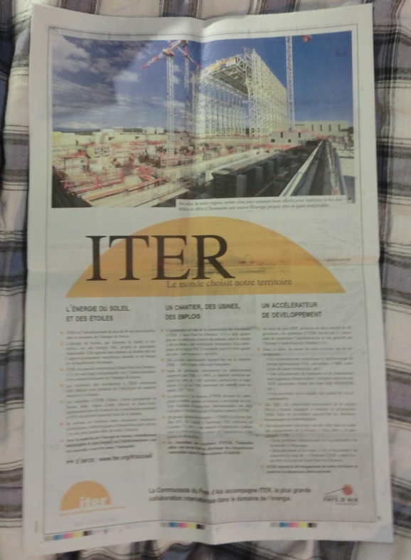 Une publicité pour ITER