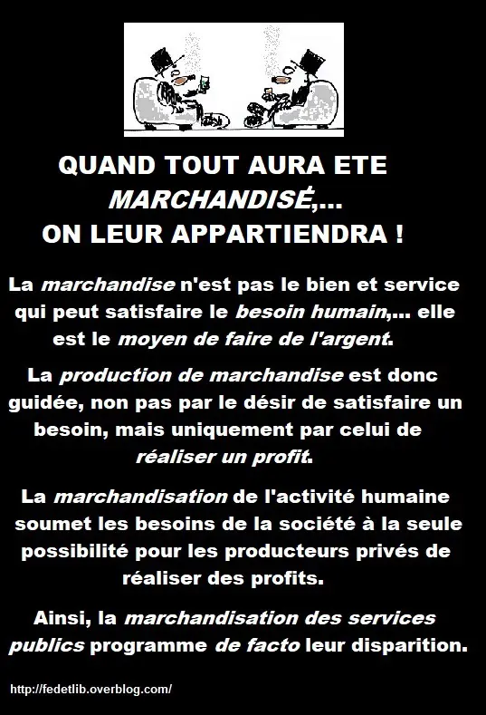 Travail et marchandise