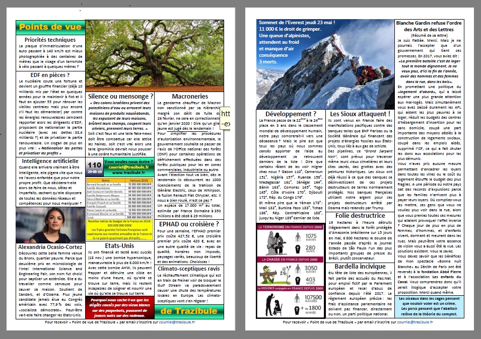 Point de vue de Trazibule n°110