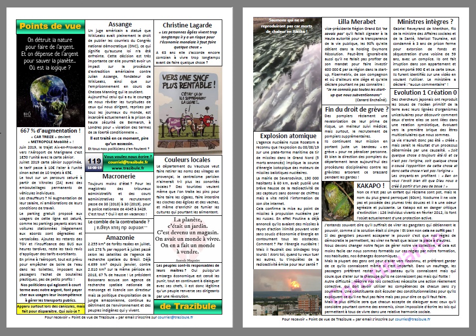 Point de vue de Trazibule n°119