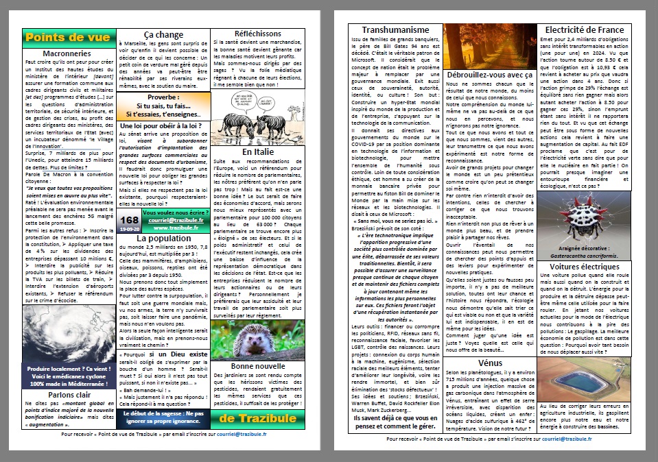 Point de vue de Trazibule n°168