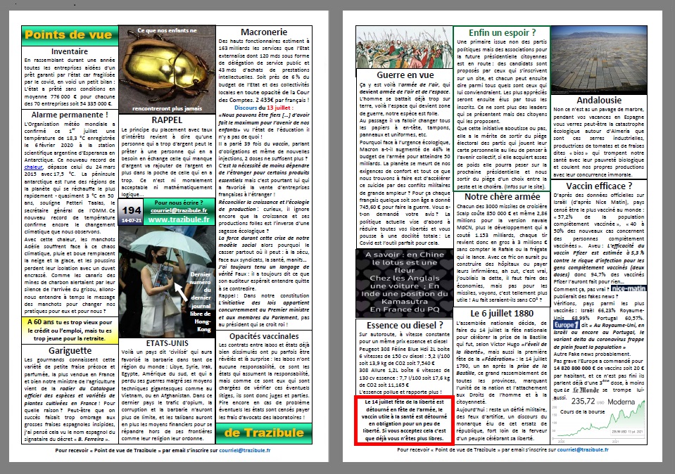 Point de vue de Trazibule n°194