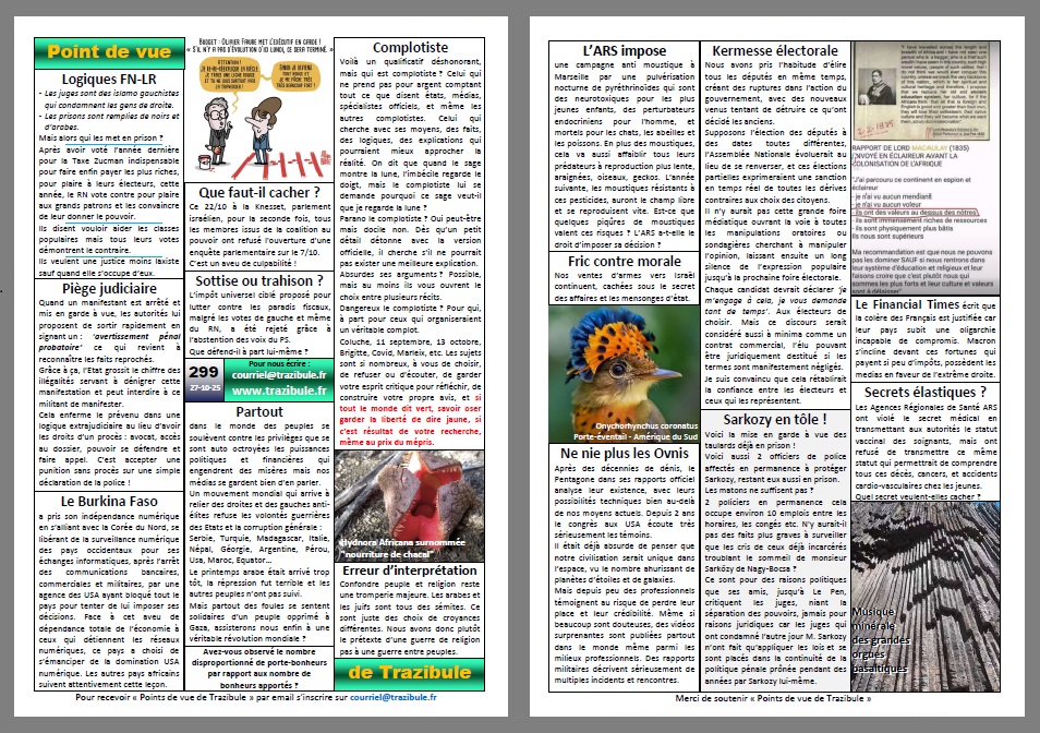 Point de vue de Trazibule n°299