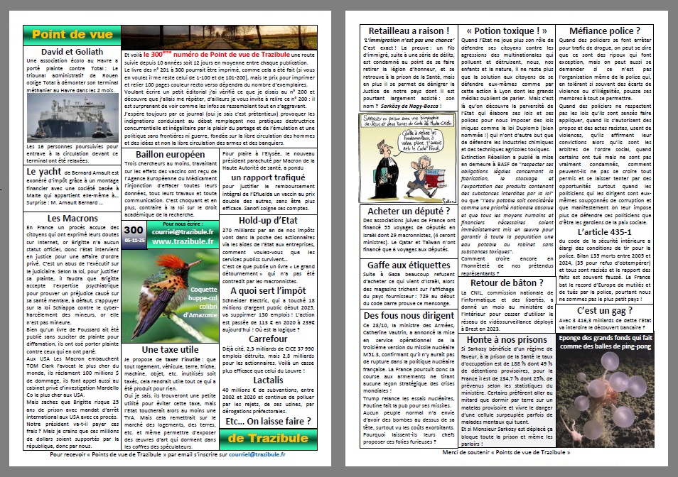 Point de vue de Trazibule n°300