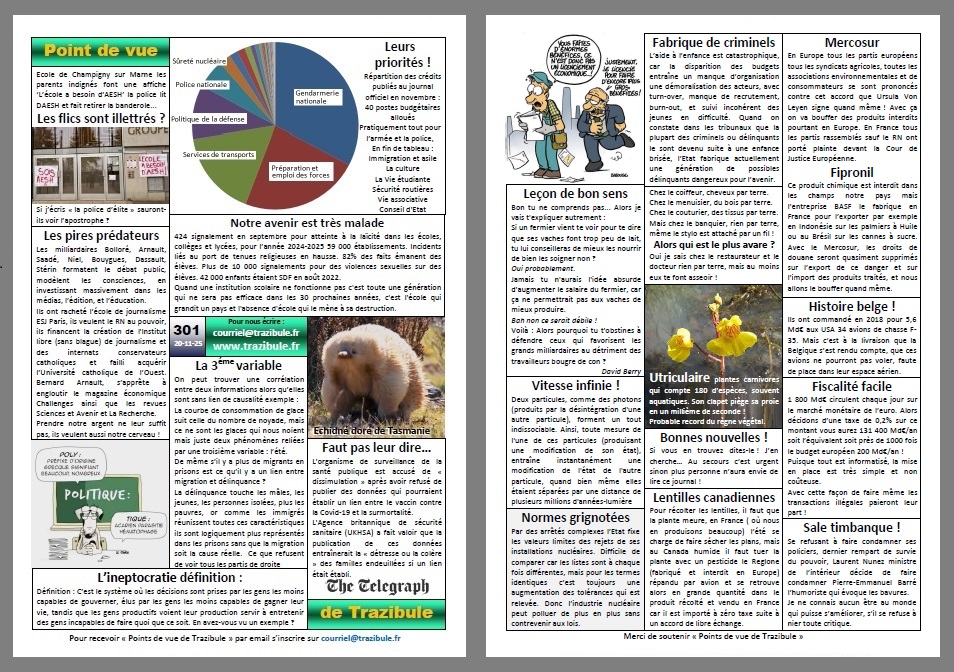 Point de vue de Trazibule n°301