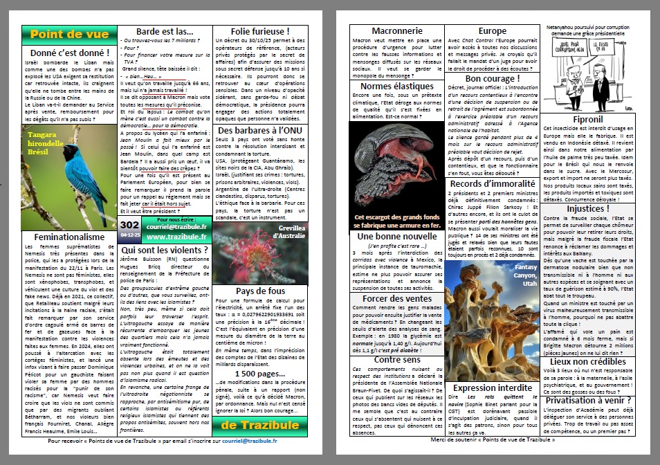 Point de vue de Trazibule n°302