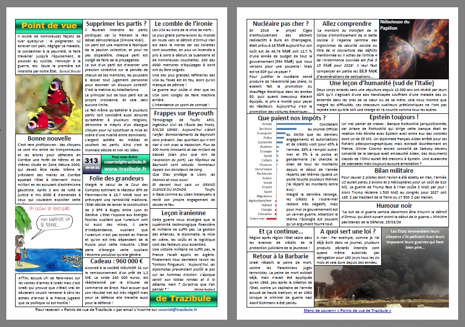 Point de vue de Trazibule n°313