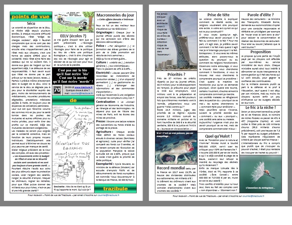 Point de vue de Trazibule n°70