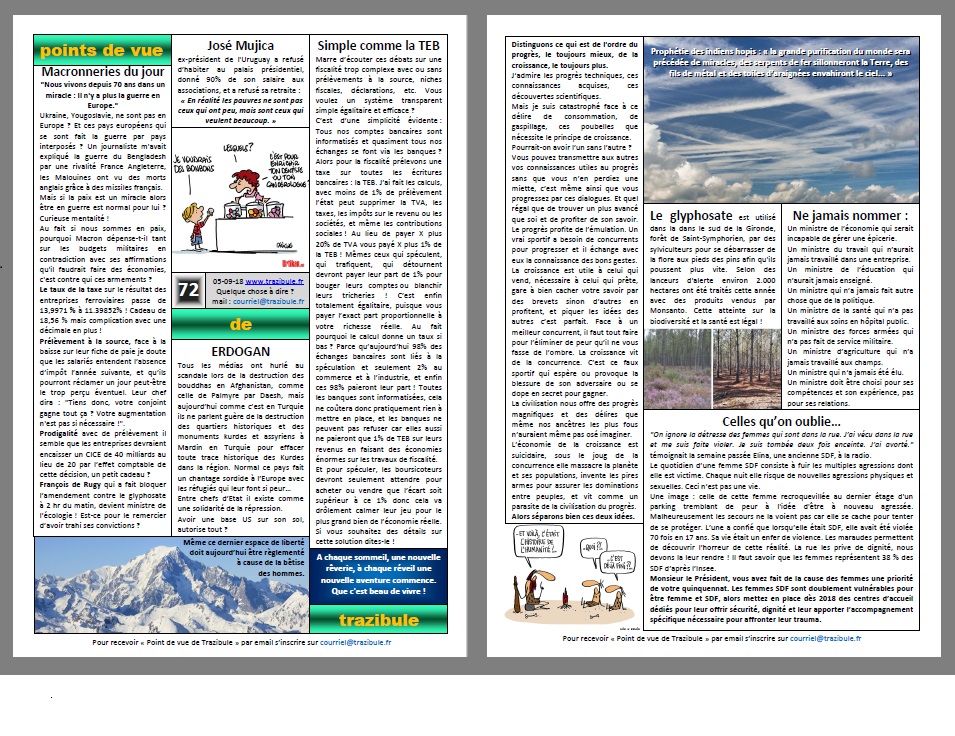 Point de vue de Trazibule n°72
