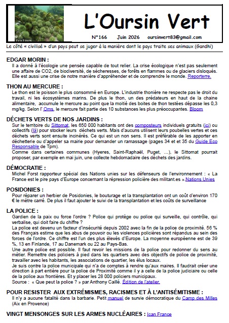Lettre Ousin-Vert 166