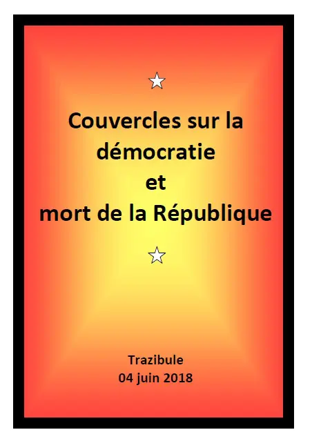 Une analyse de notre démocratie actuelle qui est en très mauvaise situation, de plus en plus proche d`un système dictatorial.