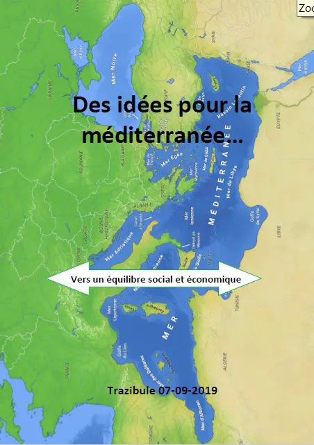 Un petit livret suggérant des idées pour rapprocher les peuples de la Méditerranée et réduire les problèmes de pollutions et de migrations.