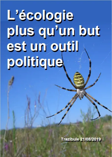 Un petit exposé pour montrer comment les lois de l`écologie peuvent s`appliquer en économie et politique.