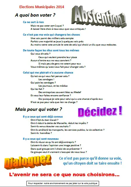 Un tract neutre contre l`abtention.