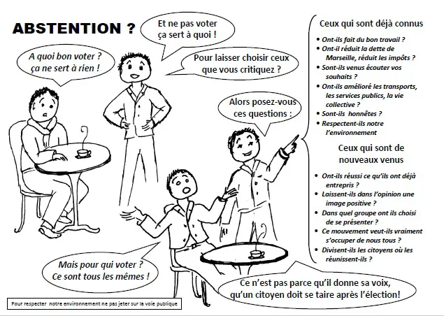 Un tract neutre contre l`abtention .